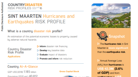 Disaster Risk Profile: Sint Maarten