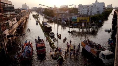 Public Transport and Flood Disruptions in Developing Countries’ Cities