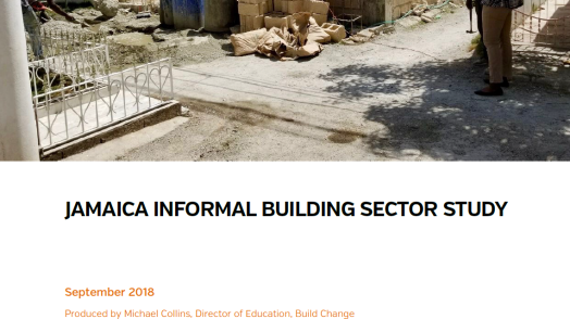 Jamaica Informal Building Sector Study