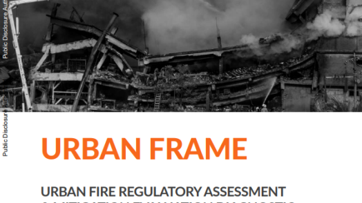 Urban FRAME: Urban Fire Regulatory Assessment and Mitigation Evaluation Diagnostic