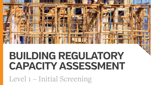 Building Regulatory Capacity Assessment: Level 1 Initial Screening